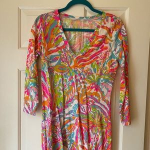 Lilly Pulitzer, NWOT, sz S, print cotton dress